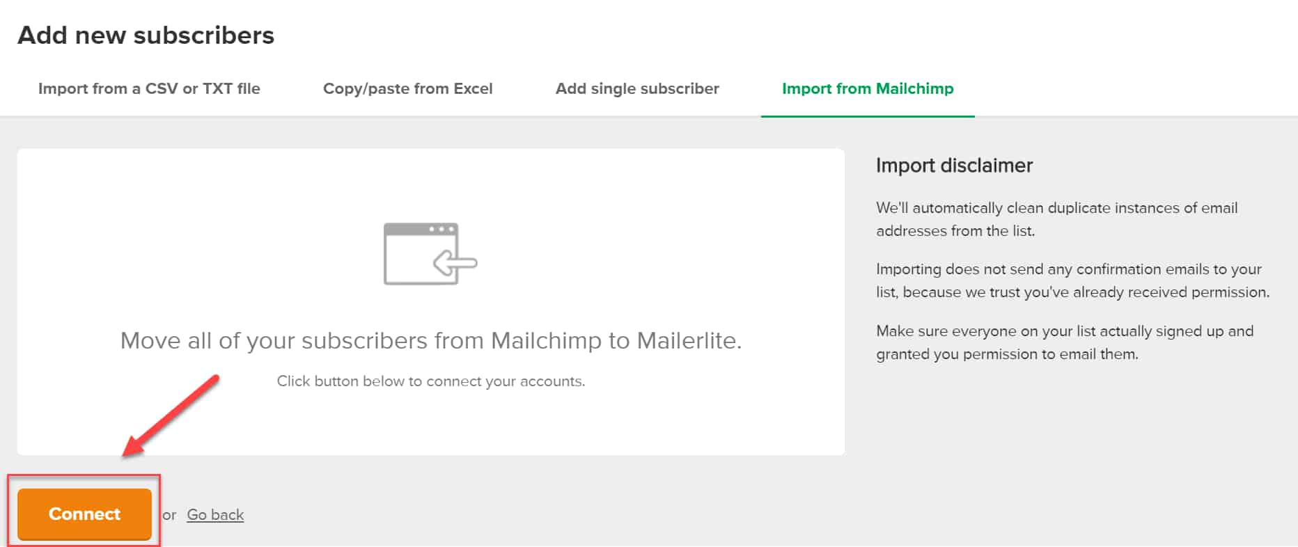 mailerlite import from mailchimp-2