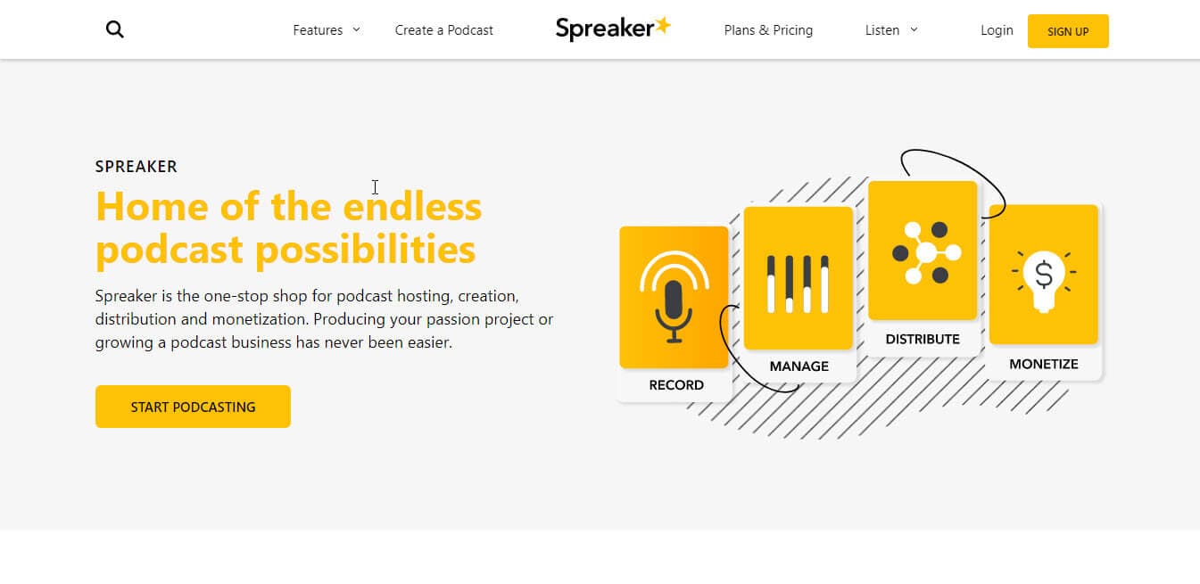 spreaker podcast app