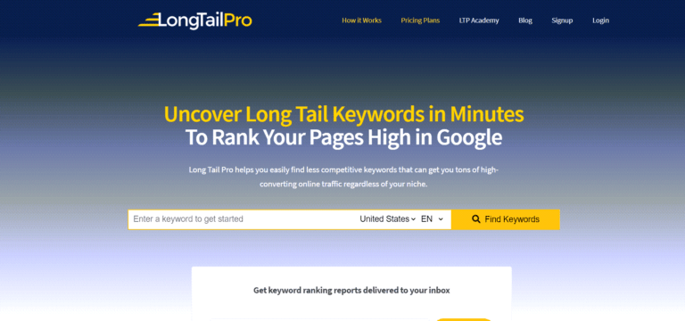 Long Tail Pro Review: Pros & Cons, Pricing, and Top Features!