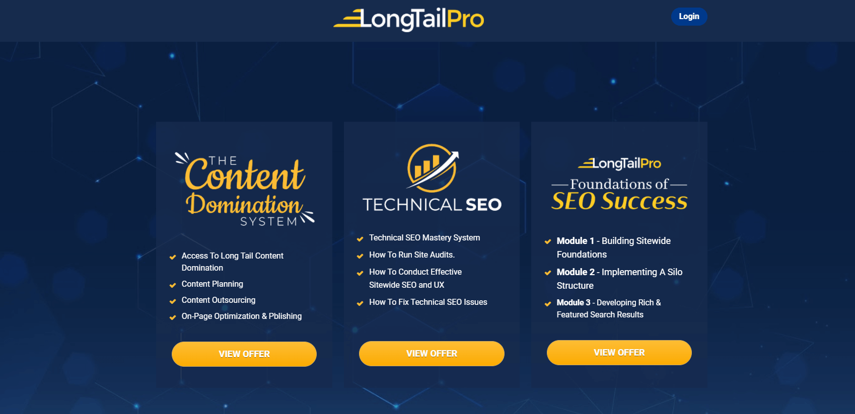 other features long tail pro