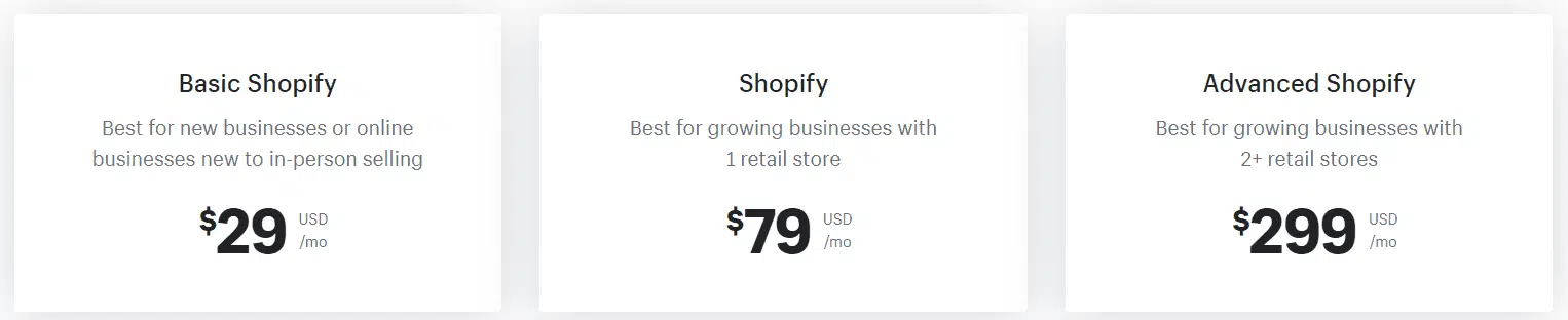 shopify pricing-groovekart vs shopify