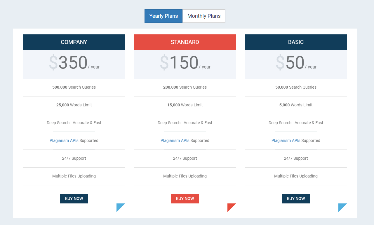 pre post seo pricing plans