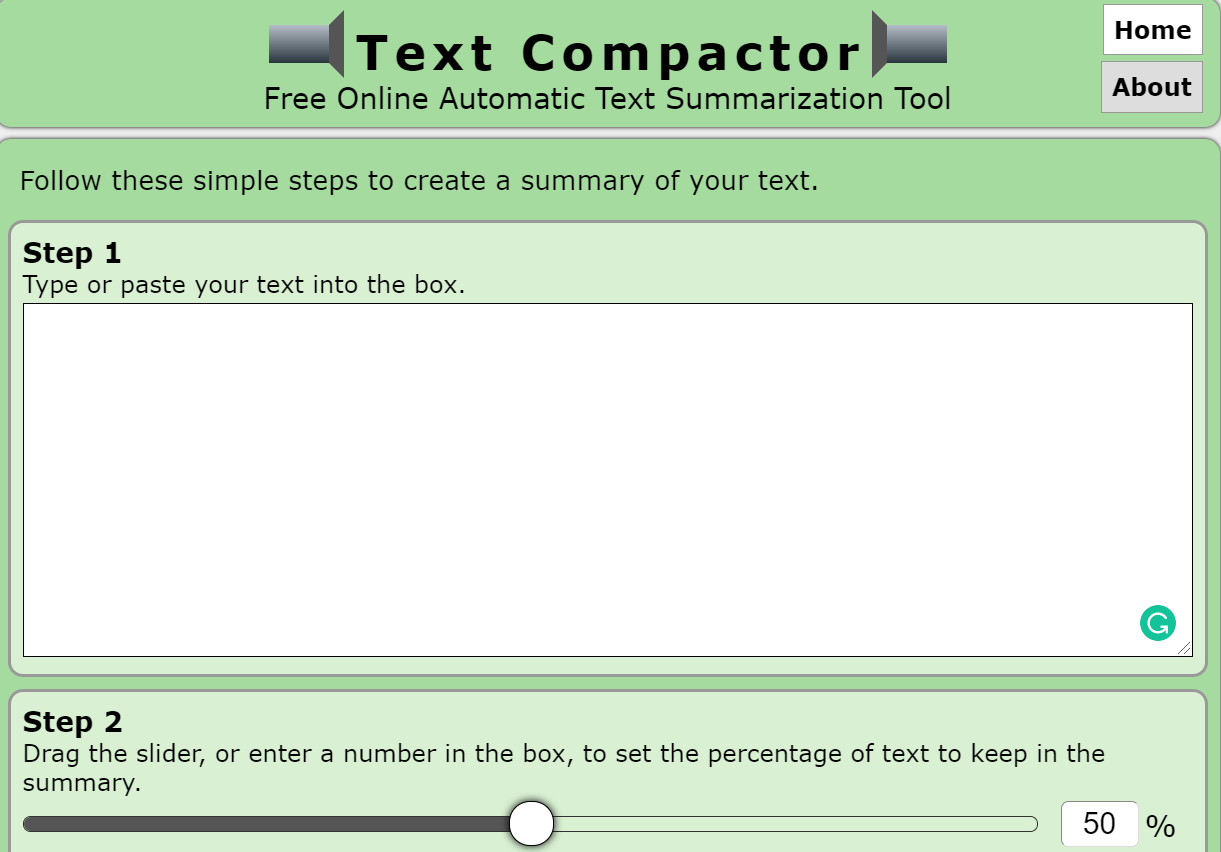 text compactor