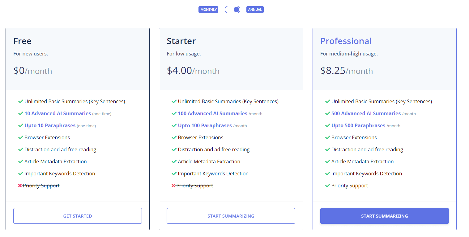 tldr this pricing plans