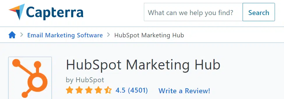 hubspot rating sep21